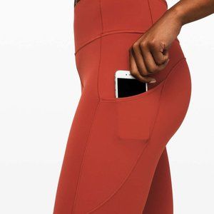 lululemon Fast and Free Tights 25" // Magma